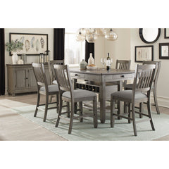 Granby Antique Gray Server - Ornate Home