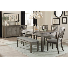 Granby Antique Gray Server - Ornate Home