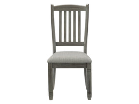 Granby Antique Gray Side Chair (Set of 2) - Ornate Home