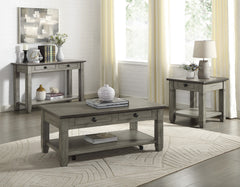 Granby Antique Gray Sofa Table - Ornate Home