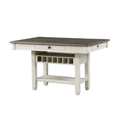 Granby Antique White And Rosy Brown Counter Height Table - Ornate Home