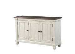 Granby Antique White Server - Ornate Home