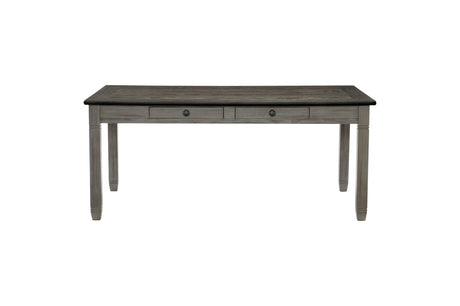 Granby Coffee/Antique Gray/Gray 6-Piece Dining Table Set - Ornate Home