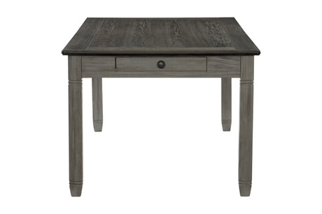 Granby Coffee/Antique Gray/Gray 6-Piece Dining Table Set - Ornate Home