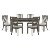 Granby Gray 7pc Dining Set - Ornate Home