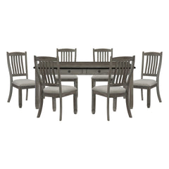 Granby Gray 7pc Dining Set - Ornate Home