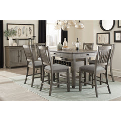 Granby Gray Counter Height Table - Ornate Home