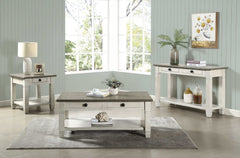 Granby Rosy Brown & Antique White End Table - Ornate Home