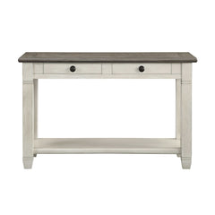 Granby Rosy Brown & Antique White Sofa Table - Ornate Home