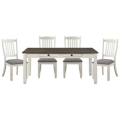 Granby Silver 5pc Dining Set - Ornate Home