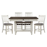 Granby Silver 5pc Dining Set - Ornate Home