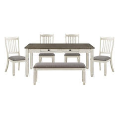 Granby Silver 6pc Dining Set - Ornate Home