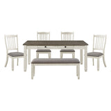 Granby Silver 6pc Dining Set - Ornate Home