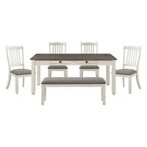 Granby Silver 6pc Dining Set - Ornate Home