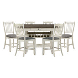 Granby Silver 7pc Dining Set - Ornate Home