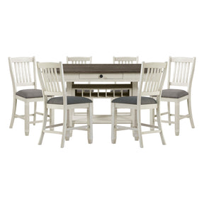 Granby Silver 7pc Dining Set - Ornate Home