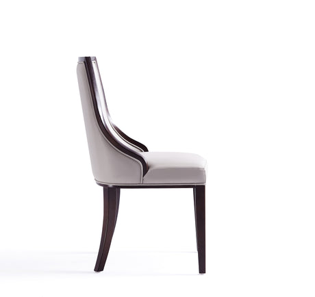 Grand 8-Piece Dining Chairs in Light Grey - Ornate Home