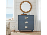 Grand Bay Navy/White Chest - Ornate Home