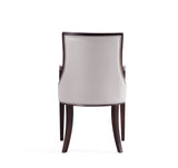 Grand Dining Armchair in Light Grey - Ornate Home