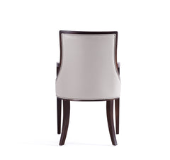 Grand Dining Armchair in Light Grey - Ornate Home