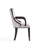Grand Dining Armchair (set of 2) in Light Grey - Ornate Home