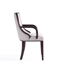 Grand Dining Armchair (set of 2) in Light Grey - Ornate Home