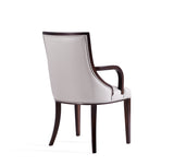Grand Dining Armchair (set of 2) in Light Grey - Ornate Home