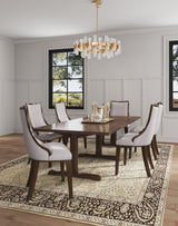 Grand Dining Chairs in Light Grey (set of 2) - Ornate Home