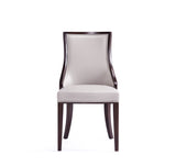 Grand Dining Chairs in Light Grey (set of 2) - Ornate Home