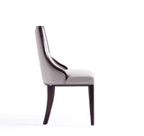 Grand Dining Chairs in Light Grey (set of 2) - Ornate Home