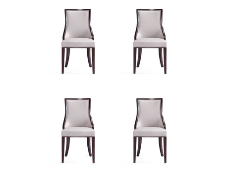 Grand Dining Chairs (set of 4) in Light Grey - Ornate Home