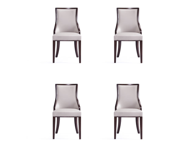 Grand Dining Chairs (set of 4) in Light Grey - Ornate Home