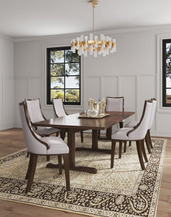 Grand Dining Chairs (set of 4) in Light Grey - Ornate Home