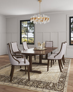 Grand Dining Chairs (set of 4) in Light Grey - Ornate Home