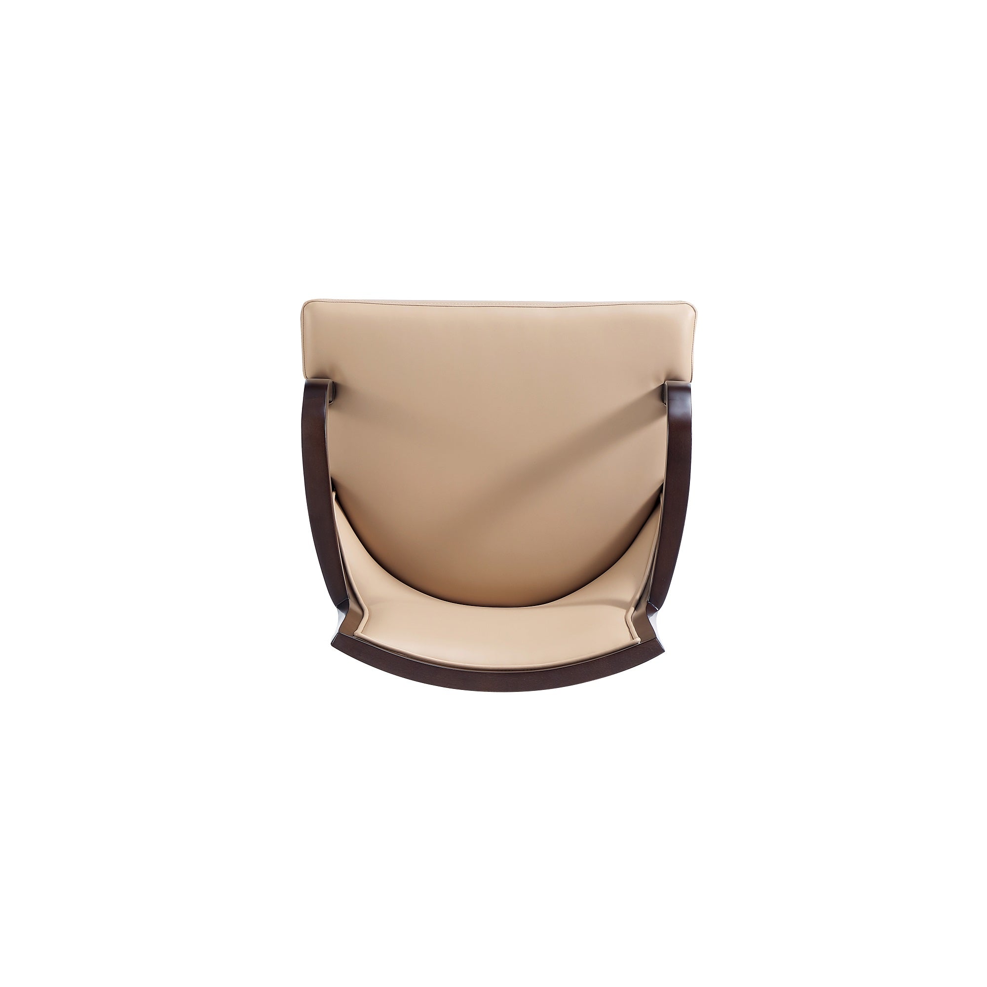 Grand Faux Leather and Velvet Dining Armchair - Thumbnail 5