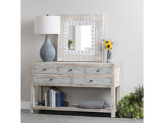 Grand Harbor Brown/Blue Console Table - Ornate Home