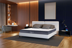 Grand Lux 14" Queen Innerspring Euro Top Mattress - Ornate Home
