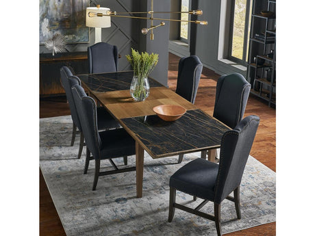 Grand Manor Black High Back Dining Chair (Set of 2) - Ornate Home