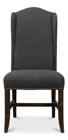 Grand Manor Black High Back Dining Chair (Set of 2) - Ornate Home