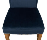 Grand Manor Blue High Back Dining Chair (Set of 2) - Ornate Home