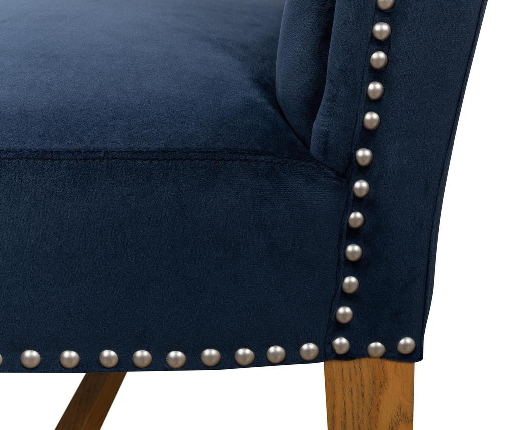 Grand Manor Blue High Back Dining Chair (Set of 2) - Ornate Home