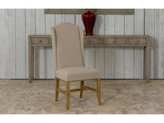 Grand Manor Ivory High Back Dining Chair (Set of 2) - Ornate Home