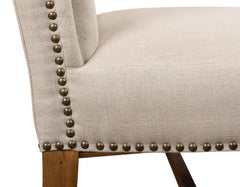 Grand Manor Ivory High Back Dining Chair (Set of 2) - Ornate Home