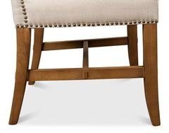 Grand Manor Ivory High Back Dining Chair (Set of 2) - Ornate Home