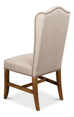 Grand Manor Ivory High Back Dining Chair (Set of 2) - Ornate Home