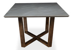 Grand Refined Grey Double Pedestal Dining Table - Ornate Home