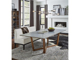 Grand Refined Grey Double Pedestal Dining Table - Ornate Home