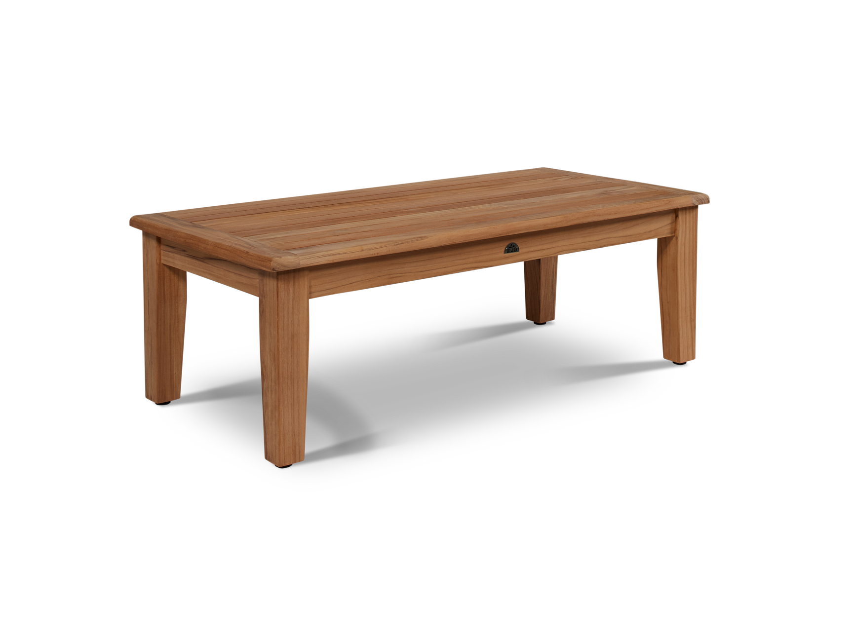 Grande 4-Piece Teak Fawn Outdoor Patio Deep Seating Set with Sunbrella® Cushion - Ornate Home