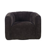 Grande Chocolate Swivel Accent Chair - Ornate Home