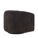 Grande Chocolate Swivel Accent Chair - Ornate Home